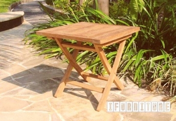 Picture of BALI Solid Teak Wood Outdoor Square Folding Table Model 058
