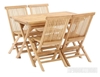 Picture of BALI SOLID TEAK 5PCS FOLDING TABLE SET WITH UMBRELLA HOLE MODEL 203B