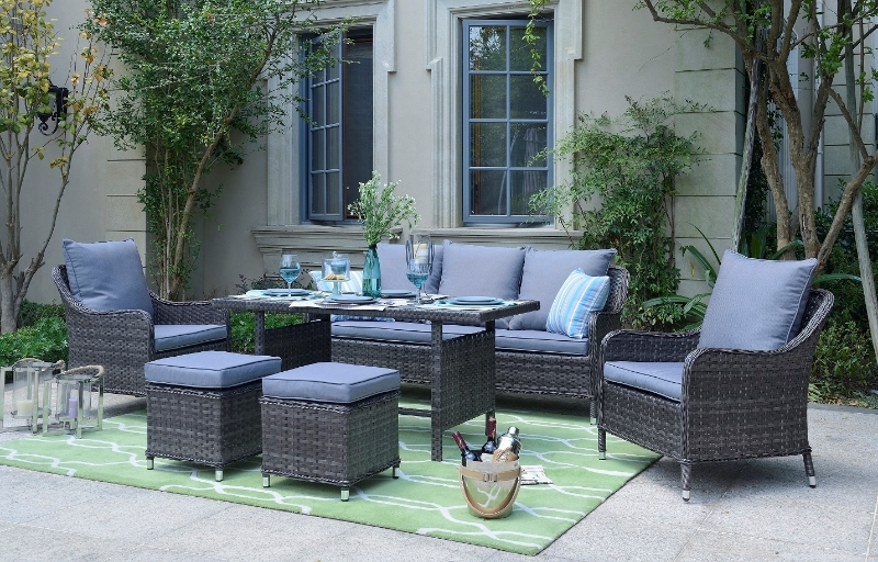 Picture of VANNES 6PCS PATIO SOFA SET--Aluminum frame
