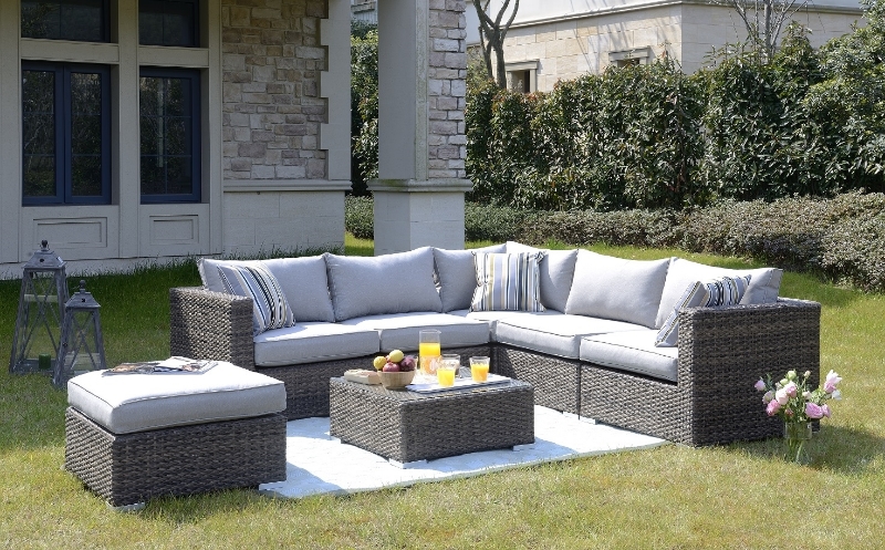 Picture of SWINDON PATIO SOFA SET WITH COFFEE TABLE* ALUMINUM FRAME