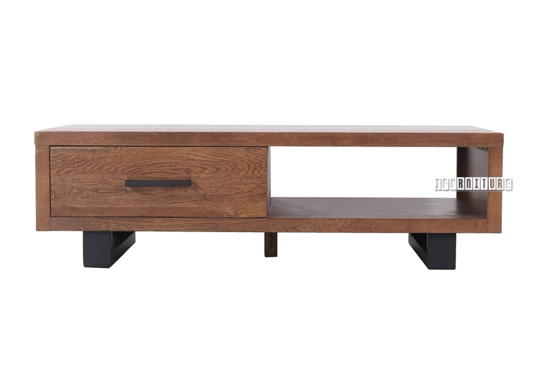 Picture of AURELIUS 1 DRAWER SOLID OAK COFFEE TABLE