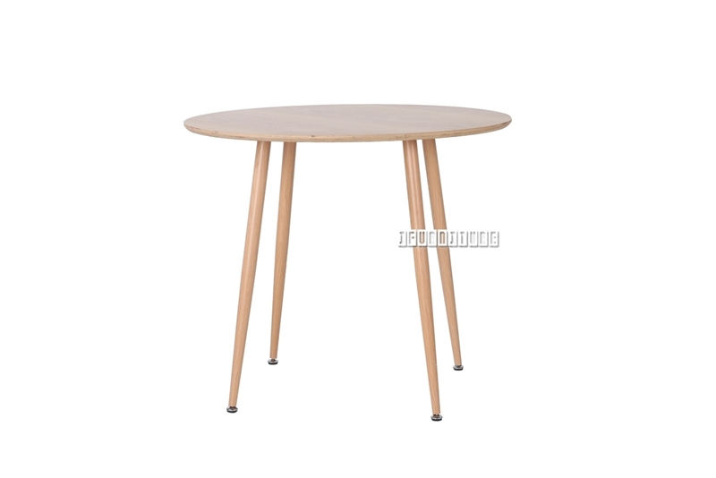 Oslo Round Dining Table In 2 Sizes Oak Veneer Ifurniture The