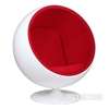 Picture of REPLICA BALL Chair orange *Cashmere & Fiber Glass