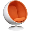 Picture of REPLICA BALL Chair orange *Cashmere & Fiber Glass