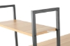 Picture of CITY 120/140 Desk with Reversible Shelf (Black)