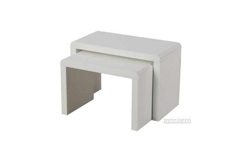 Picture of WEISS Nesting Table *White Gloss