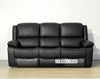 Picture of BRIGHTON  1+2+3 Reclining SOFA RANGE * DARK BROWN AIR LEATHER  - 1S+2S+3S COMBO