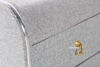 Picture of Calla FABRIC BEDSIDE TABLE *GREY