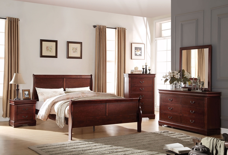 Louis Philippe bedroom Collection *Cherry-iFurniture-The largest furniture store in Edmonton. Carry Bedroom Furniture, living room furniture,Sofa, Couch, Lounge suite, Dining Table and Chairs and Patio furniture over 1000+ products.
