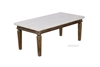 Picture of IMPERIAL COFFEE TABLE * REAL MARBLE TOP/WHITE WASH TIMBER