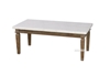 Picture of IMPERIAL COFFEE TABLE * REAL MARBLE TOP/WHITE WASH TIMBER