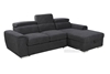 Picture of ELBA SECTIONAL SOFA/ SOFA BED WITH STORAGE * DARK GREY