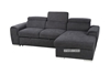 Picture of ELBA SECTIONAL SOFA/ SOFA BED WITH STORAGE * DARK GREY