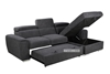 Picture of ELBA SECTIONAL SOFA/ SOFA BED WITH STORAGE * DARK GREY