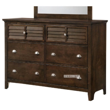 Picture of (FINAL SALE) HARBOR DRESSer & MIRROR * BROWN