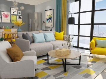 Picture of KAYLA 3+2 SOFA RANGE * BEIGE