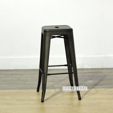 Picture of TOLIX Replica Bar Stool - (White) - 29.5"/75cm