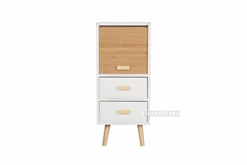 Picture of MANSFIELD 2DRW 1DOOR Bamboo Small Cabinet