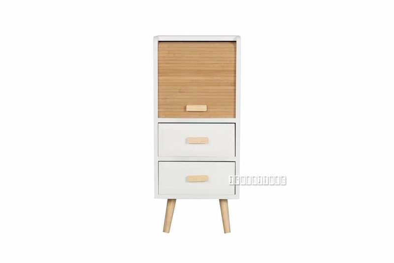 Picture of MANSFIELD 2DRW 1DOOR Bamboo Small Cabinet