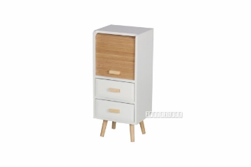 Picture of MANSFIELD 2DRW 1DOOR Bamboo Small Cabinet