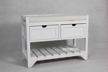 Picture of NORTON 2 DRW SMALL BENCH * WHITE