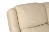 Picture of BRIGHTON RECLINING 1+ 2+3 Sofa Range (Beige) Air Leather- 2 Seater with Console (Loveseat)