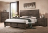 Picture of HEMSWORTH Solid Timber Bed Frame in Queen/King Size (Dark Grey)