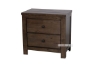 Picture of HEMSWORTH  2-Drawer Solid Timber in Rich Nightstand