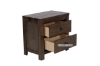 Picture of HEMSWORTH  2-Drawer Solid Timber in Rich Nightstand