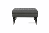 Picture of DOLFER SQUARE FABRIC OTTOMAN * DARK GREY