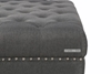 Picture of DOLFER SQUARE FABRIC OTTOMAN * DARK GREY