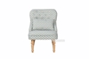 Picture of HAXBY LOUNGE CHAIR * BLUE/WHITE