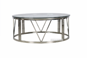 Picture of GALAXY ROUND COFFEE TABLE *CLEAR GLASS