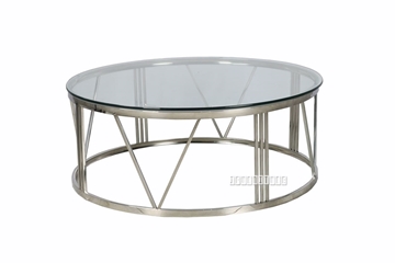 Picture of GALAXY ROUND COFFEE TABLE *CLEAR GLASS