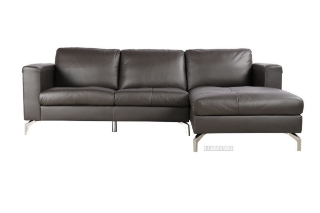 Picture of CINDY Sectional Sofa *Genuine Leather (Dark) - Right
