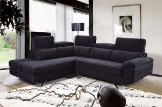 Picture of Bronte Sectional Sofa *Black - Left