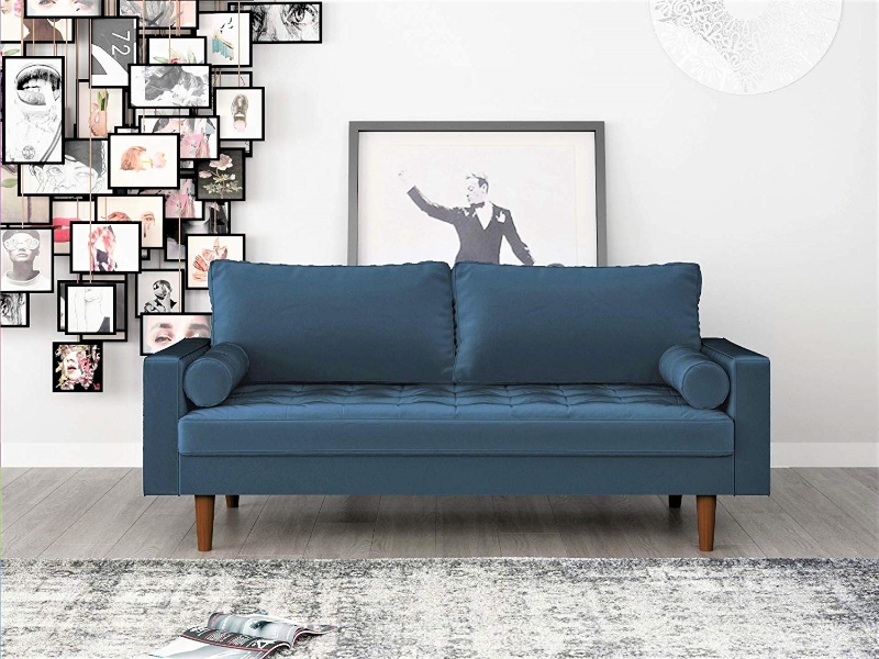 faversham 3+2 sofa range * prussian blue