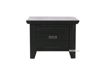 Picture of CAROL Solid Acacia End Table (Black)