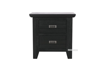 Picture of (FINAL SALE) CAROL SOLID ACACIA nightstand *BLACK