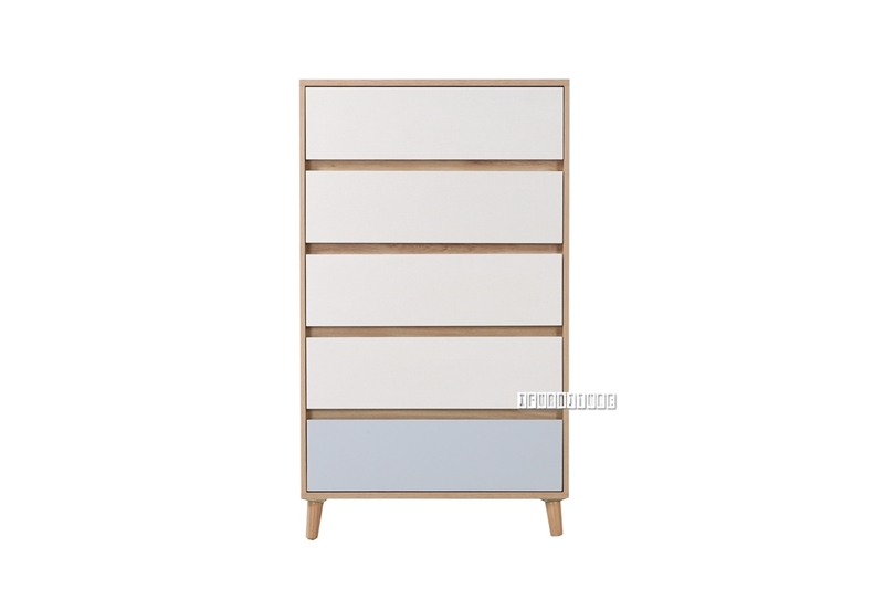 Picture of RENO 5 DRAWER Chest *SOLID WOOD LEG