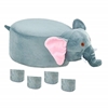 Picture of PLUSH ANIMAL FOOT STOOL - ELEPHANT