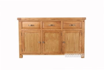 Picture of WESTMINSTER Solid Oak 3-Door 3-Drawer Buffet/Sideboard