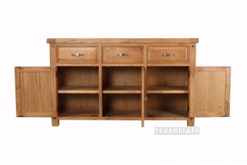 Picture of WESTMINSTER Solid Oak 3-Door 3-Drawer Buffet/Sideboard