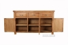 Picture of WESTMINSTER Solid Oak Wood 3-Door 3-Drawer Buffet/Sideboard