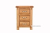 Picture of WESTMINSTER 3-Drawer Solid Oak Bedside Table