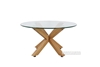 Picture of POLO GLASS 80 ROUND COFFEE TABLE