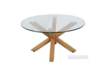 Picture of POLO GLASS 80 ROUND COFFEE TABLE