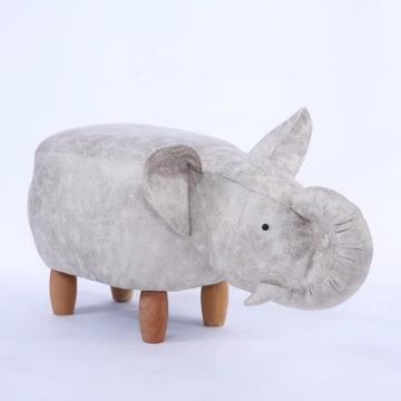 Picture of BIG Hardwood Ottoman (Elephant)