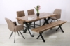 Picture of GALLOP 71" Dining Bench Live Edge (Dark)