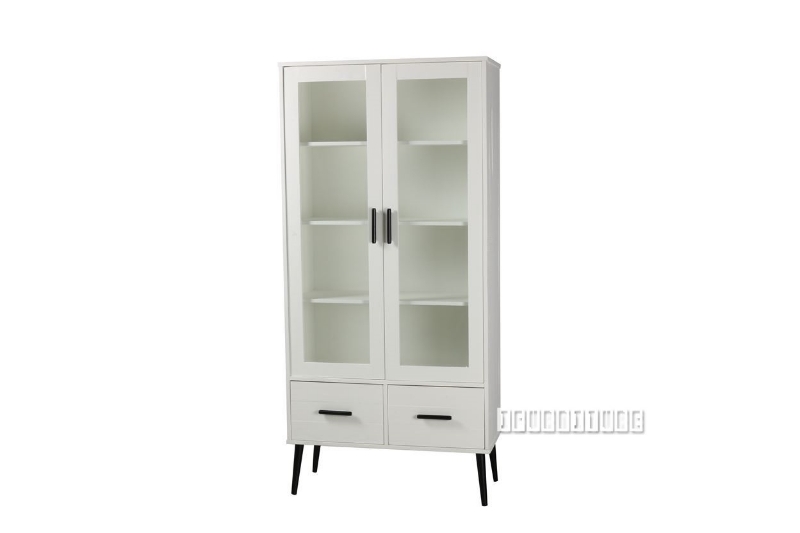 Picture of PARIS 2 Door 2 Drawer Display Cabinet (Solid Pine)